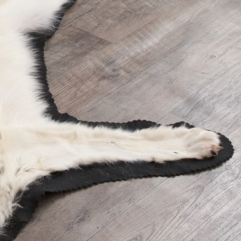 Shop for 6 Feet 3 Inches (188 cm) Arctic Wolf Skin Rug #EP4155125B at Bear  Skin Rugs
