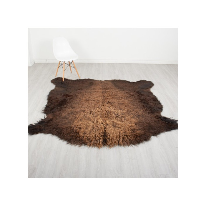 Buffalo Robe / Bison Hide Rug 097 (40 square feet)