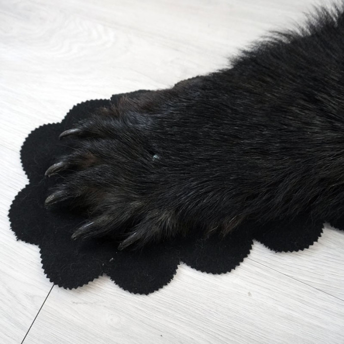 4 Feet 11 Inches (150 cm) Black Bear Rug 72840165