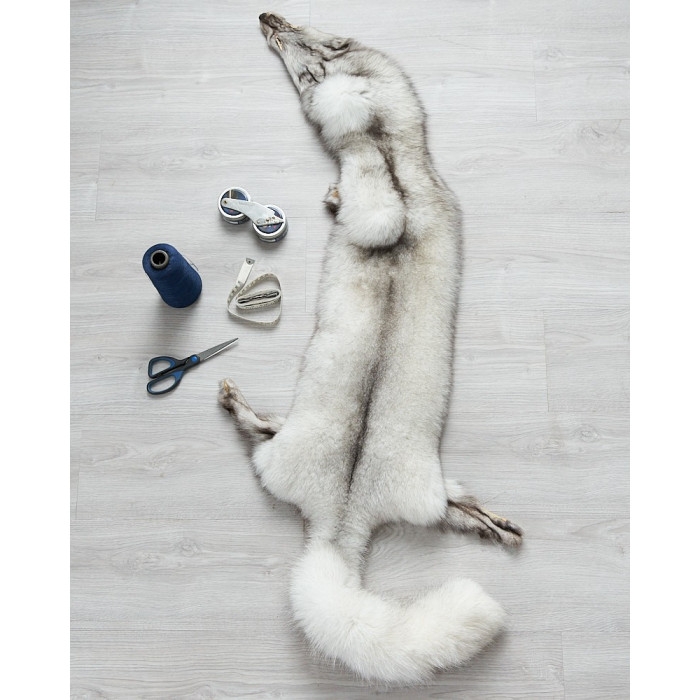 Blue Fox Fur Pelt