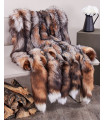 XL Crystal Fox Fur Pelts / Tanned Skins